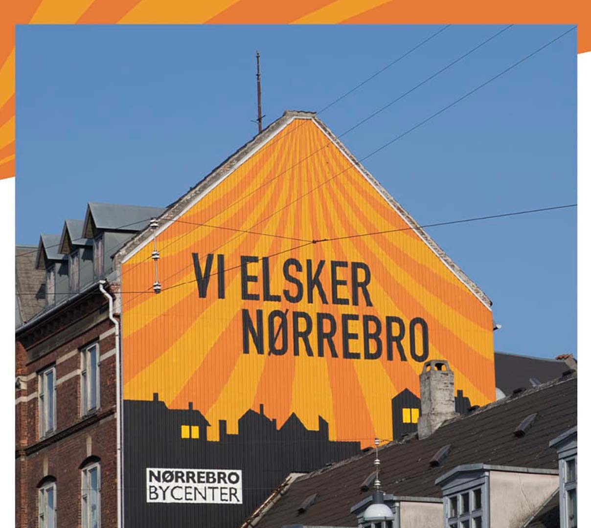 Vidste du, at vi i Nørrebro Bycenter har vores eget gavlmaleri?